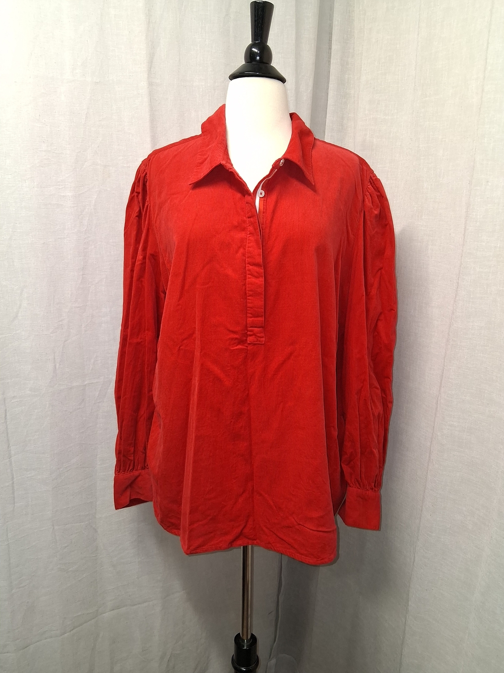 Vineyard Vines Red Long-Sleeve Button Down Shirt